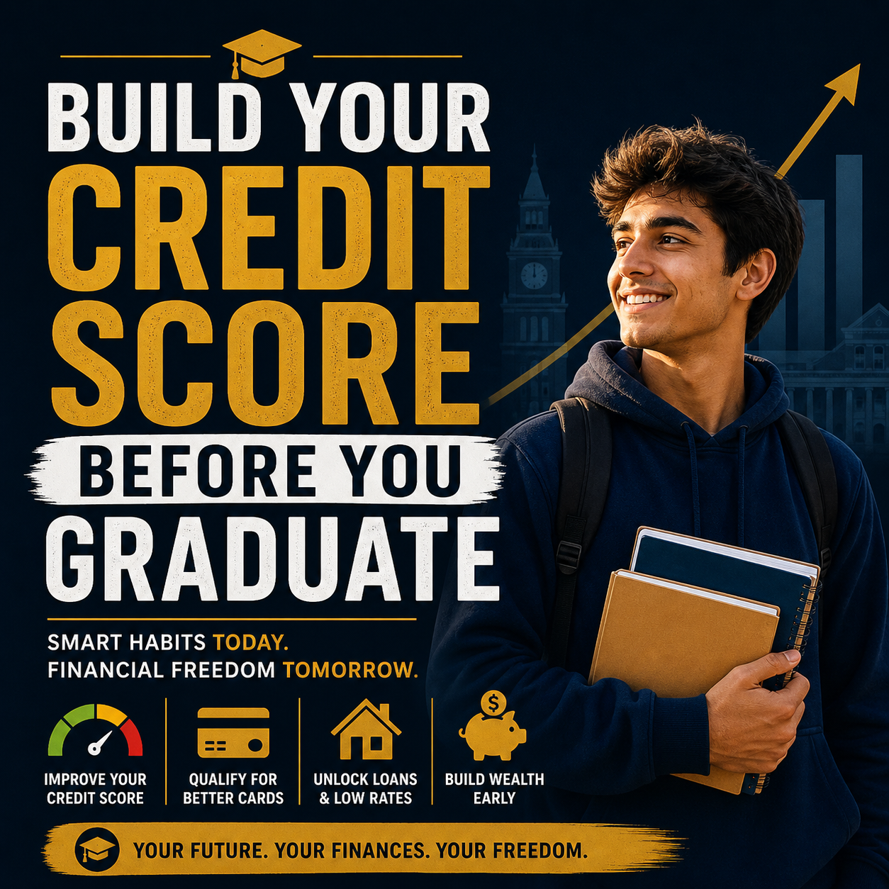 Digital Booklet (Downloadable PDF): Build Your Credit Score Before You Graduate