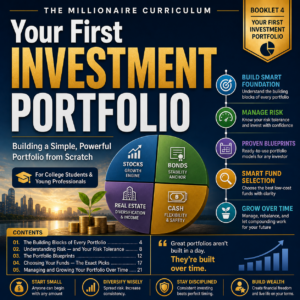 Digital Booklet (Downloadable PDF): Your First Investment Portfolio (Booklet 4 of The Millionaire Curriculum)