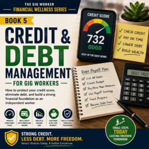Digital Booklet (Downloadable PDF): Credit & Debt Management for Gig Workers (Booklet 5 of the Gig Workers Financial Wellness Series