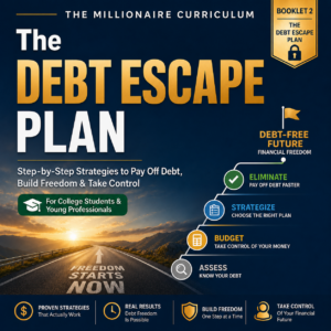 Digital Booklet (Downloadable PDF): The Debt Escape Plan (Booklet 2: The Millionaire Curriculum)
