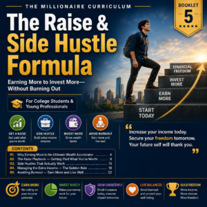 Digital Booklet (Downloadable PDF): The Raise and Side Hustle Formula (Booklet 5 of The Millionaire Curriculum)