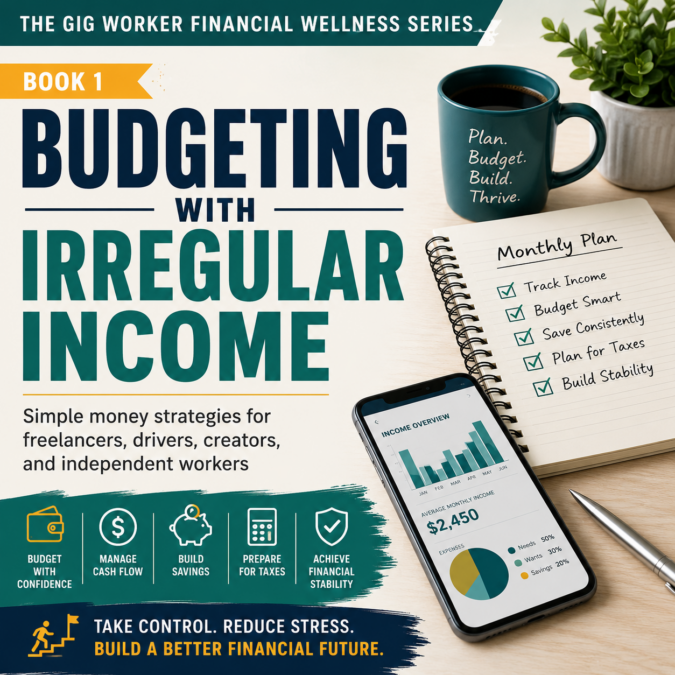 Digital Booklet (Downloadable PDF): Budgeting with Irregular Income (Booklet 1 The Gig Worker Financial Wellness Series)